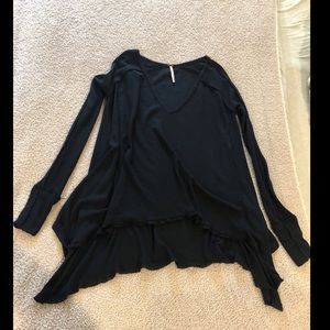 Free people black shirt